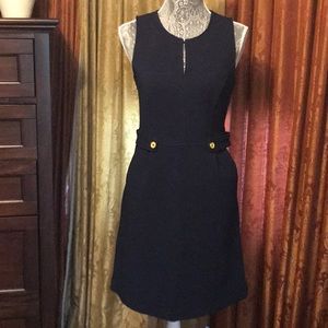 Tabitha sleeveless navy dress, size 6. New without tags.